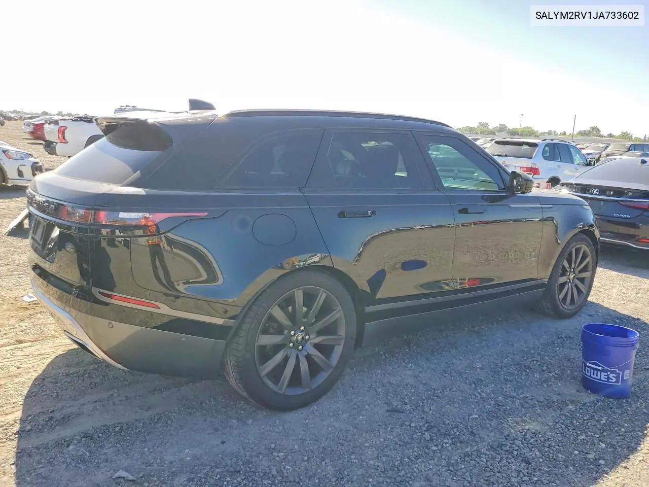 2018 Land Rover Range Rover Velar R-Dynamic Hse VIN: SALYM2RV1JA733602 Lot: 53583176