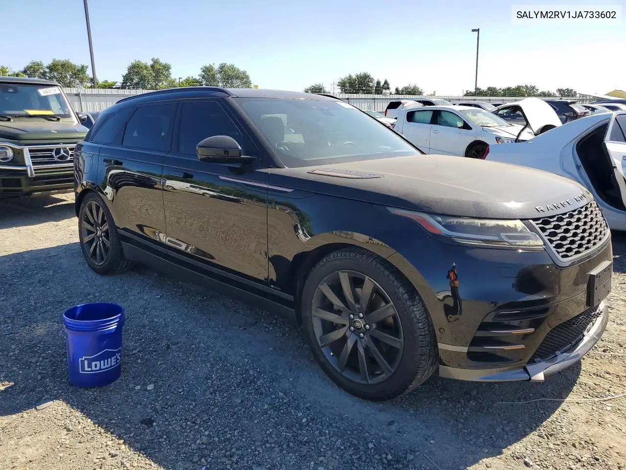 2018 Land Rover Range Rover Velar R-Dynamic Hse VIN: SALYM2RV1JA733602 Lot: 53583176
