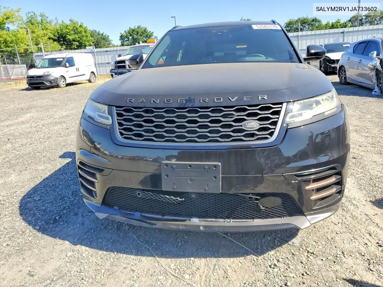 2018 Land Rover Range Rover Velar R-Dynamic Hse VIN: SALYM2RV1JA733602 Lot: 53583176