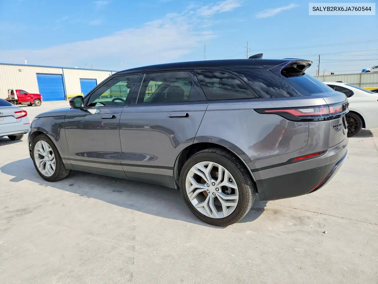 2018 Land Rover Range Rover Velar S VIN: SALYB2RX6JA760544 Lot: 54542426