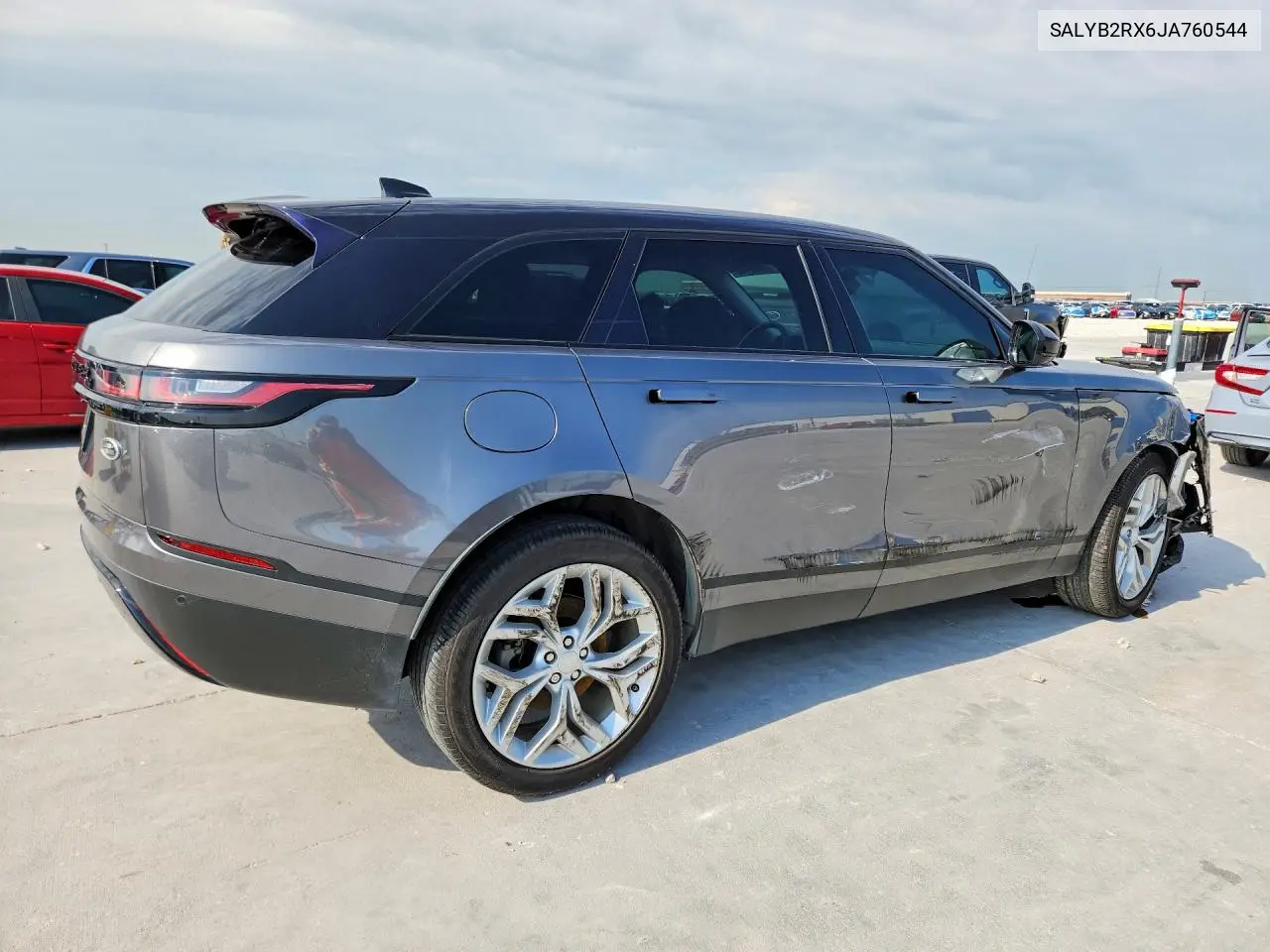 2018 Land Rover Range Rover Velar S VIN: SALYB2RX6JA760544 Lot: 54542426