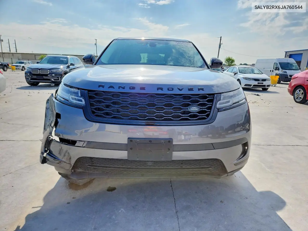 2018 Land Rover Range Rover Velar S VIN: SALYB2RX6JA760544 Lot: 54542426
