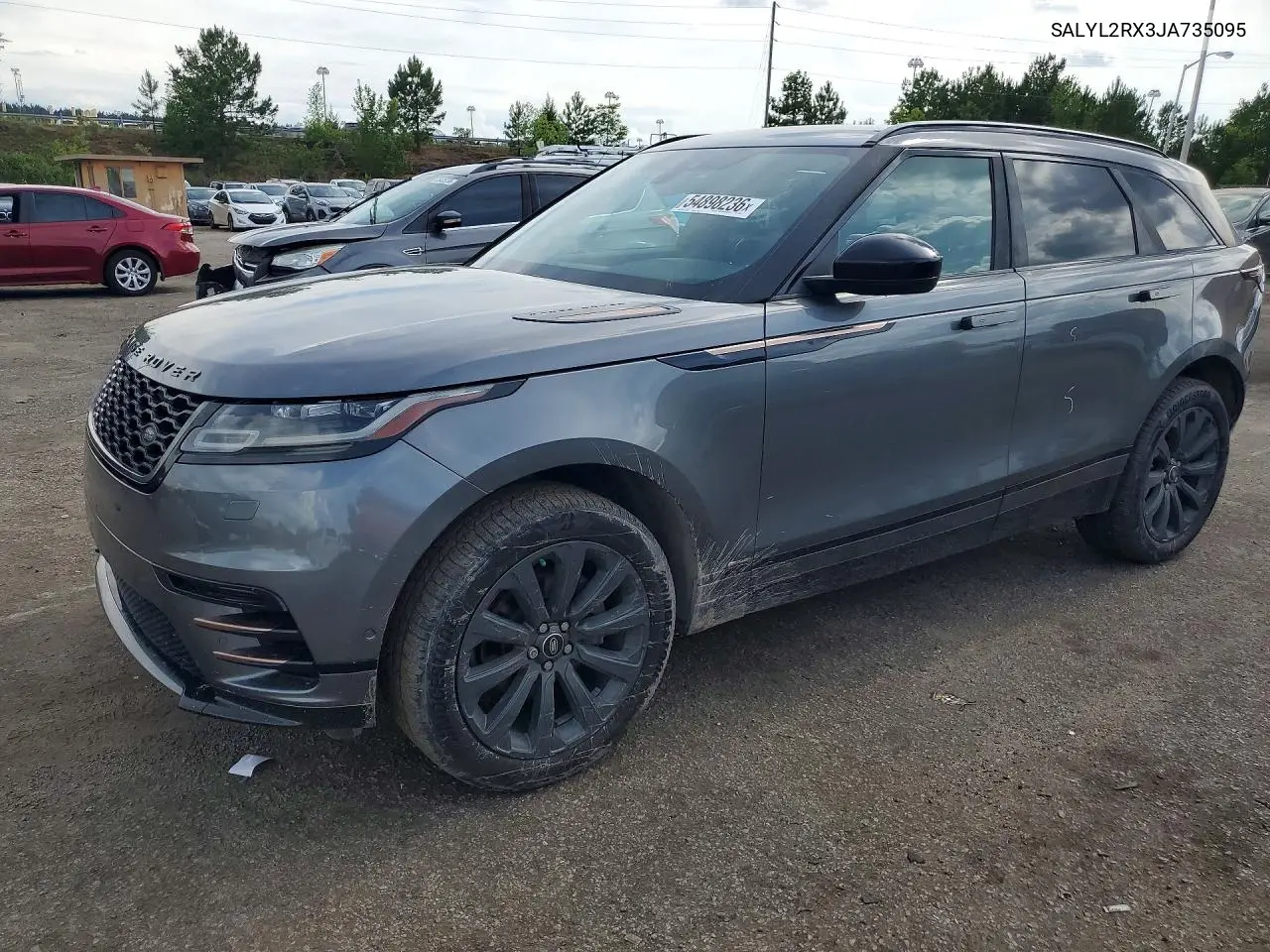 2018 Land Rover Range Rover Velar R-Dynamic Se VIN: SALYL2RX3JA735095 Lot: 54898236