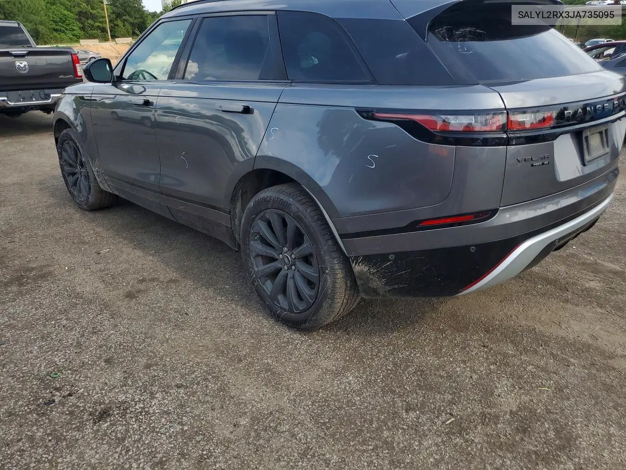2018 Land Rover Range Rover Velar R-Dynamic Se VIN: SALYL2RX3JA735095 Lot: 54898236