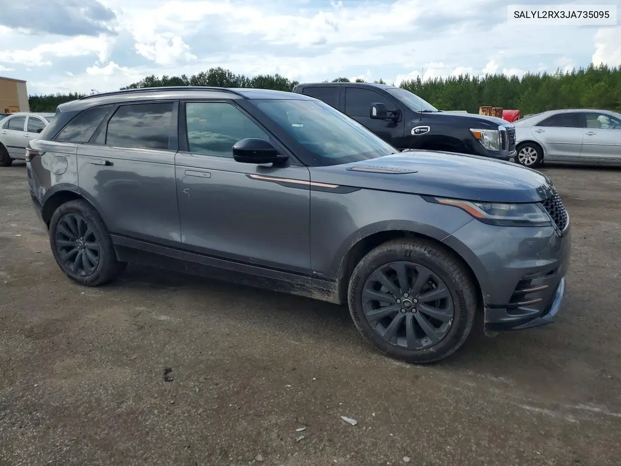 2018 Land Rover Range Rover Velar R-Dynamic Se VIN: SALYL2RX3JA735095 Lot: 54898236