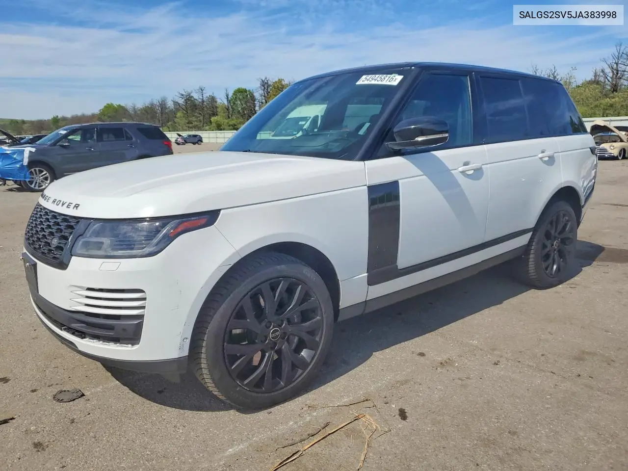 2018 Land Rover Range Rover Hse VIN: SALGS2SV5JA383998 Lot: 54945816