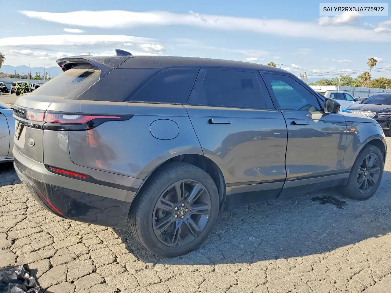 2018 Land Rover Range Rover Velar S VIN: SALYB2RX3JA775972 Lot: 55066476