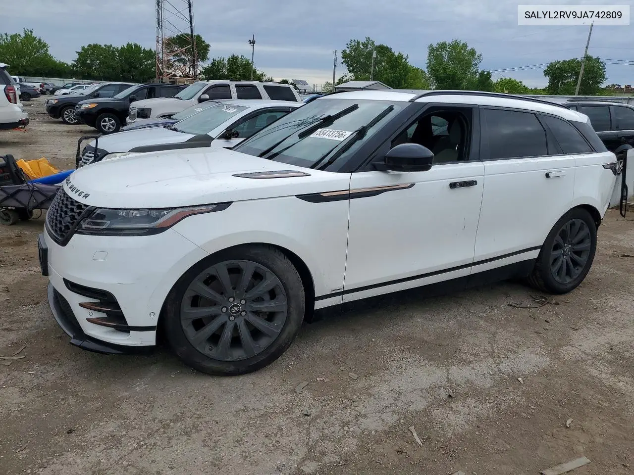 2018 Land Rover Range Rover Velar R-Dynamic Se VIN: SALYL2RV9JA742809 Lot: 55413756