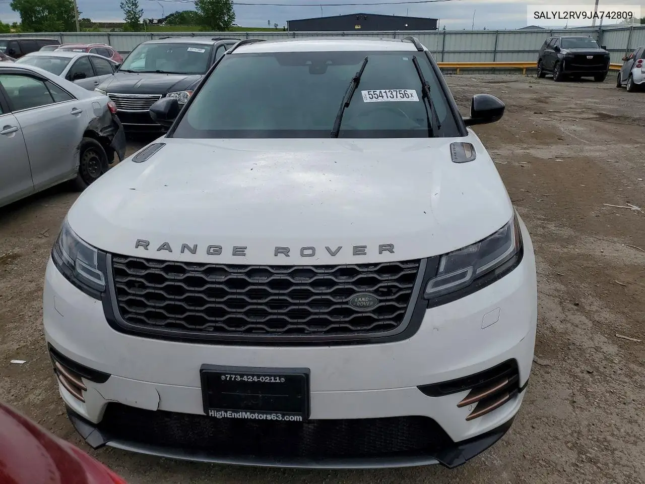 2018 Land Rover Range Rover Velar R-Dynamic Se VIN: SALYL2RV9JA742809 Lot: 55413756