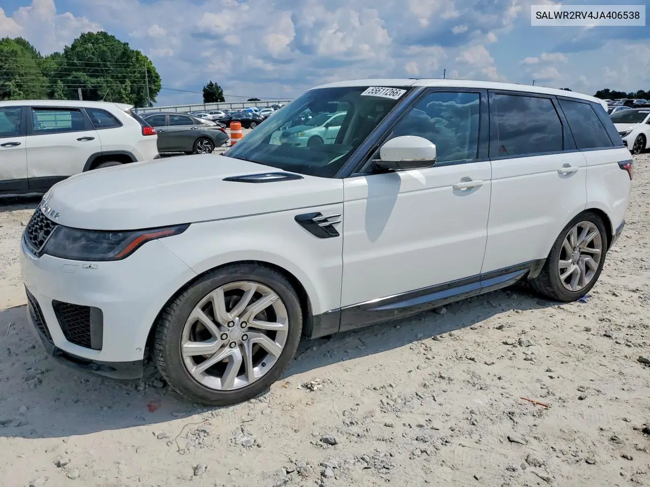 2018 Land Rover Range Rover Sport Hse VIN: SALWR2RV4JA406538 Lot: 55611266