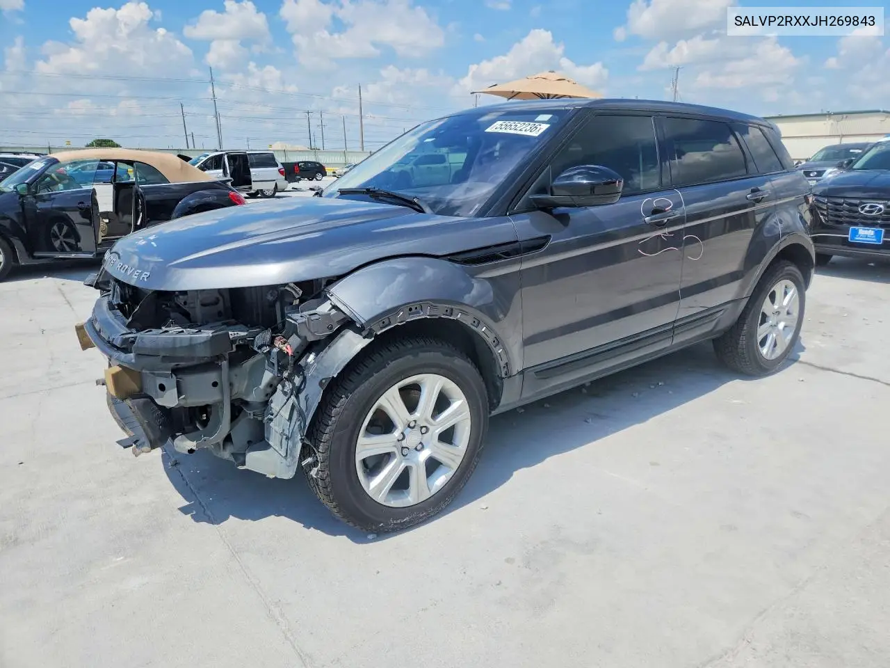 2018 Land Rover Range Rover Evoque Se VIN: SALVP2RXXJH269843 Lot: 55652236