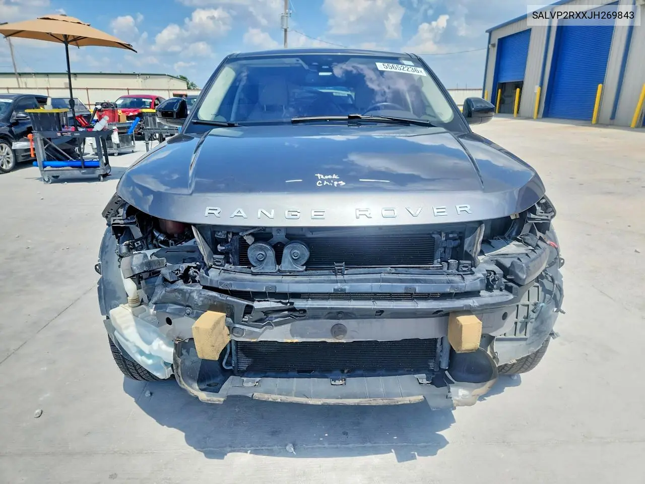 2018 Land Rover Range Rover Evoque Se VIN: SALVP2RXXJH269843 Lot: 55652236