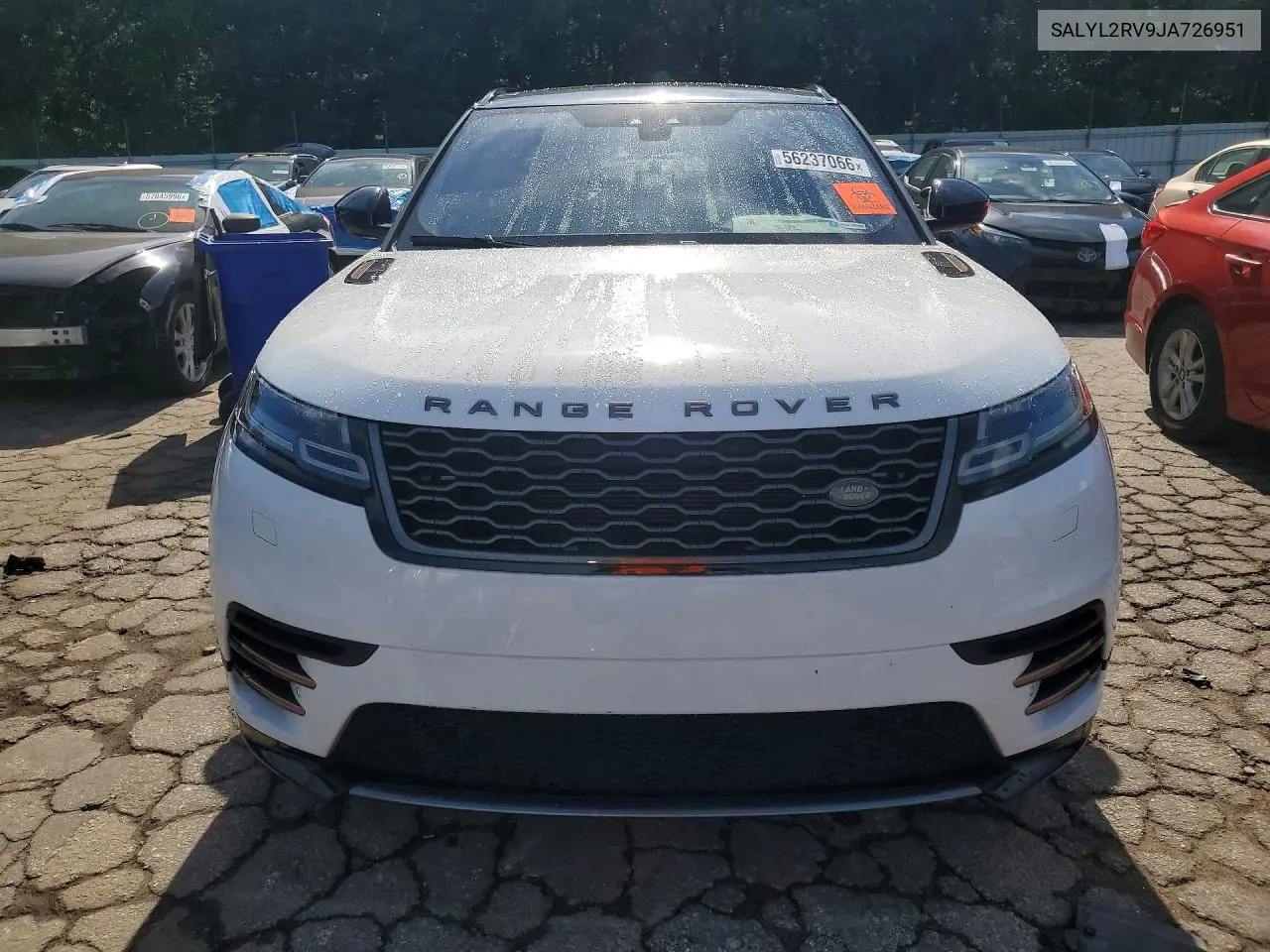 2018 Land Rover Range Rover Velar R-Dynamic Se VIN: SALYL2RV9JA726951 Lot: 56237066