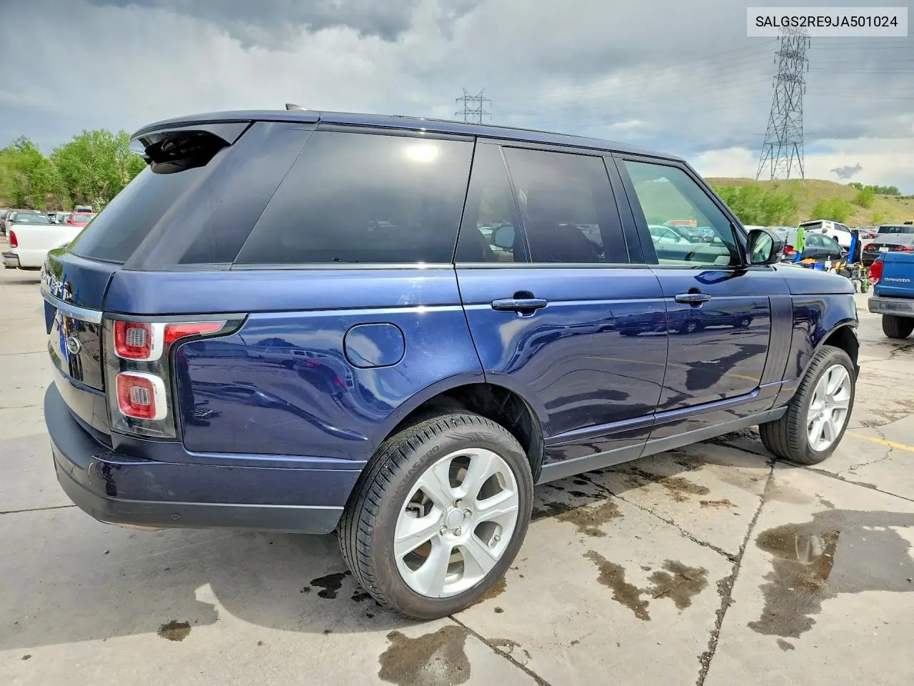 2018 Land Rover Range Rover Supercharged VIN: SALGS2RE9JA501024 Lot: 56362526
