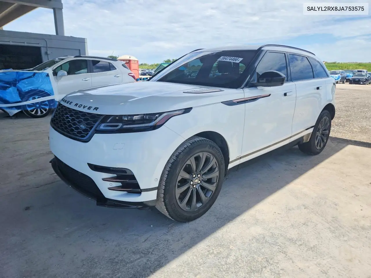 2018 Land Rover Range Rover Velar R-Dynamic Se VIN: SALYL2RX8JA753575 Lot: 56474466