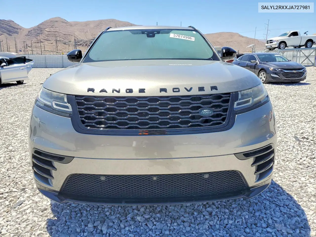 2018 Land Rover Range Rover Velar R-Dynamic Se VIN: SALYL2RXXJA727981 Lot: 57074996