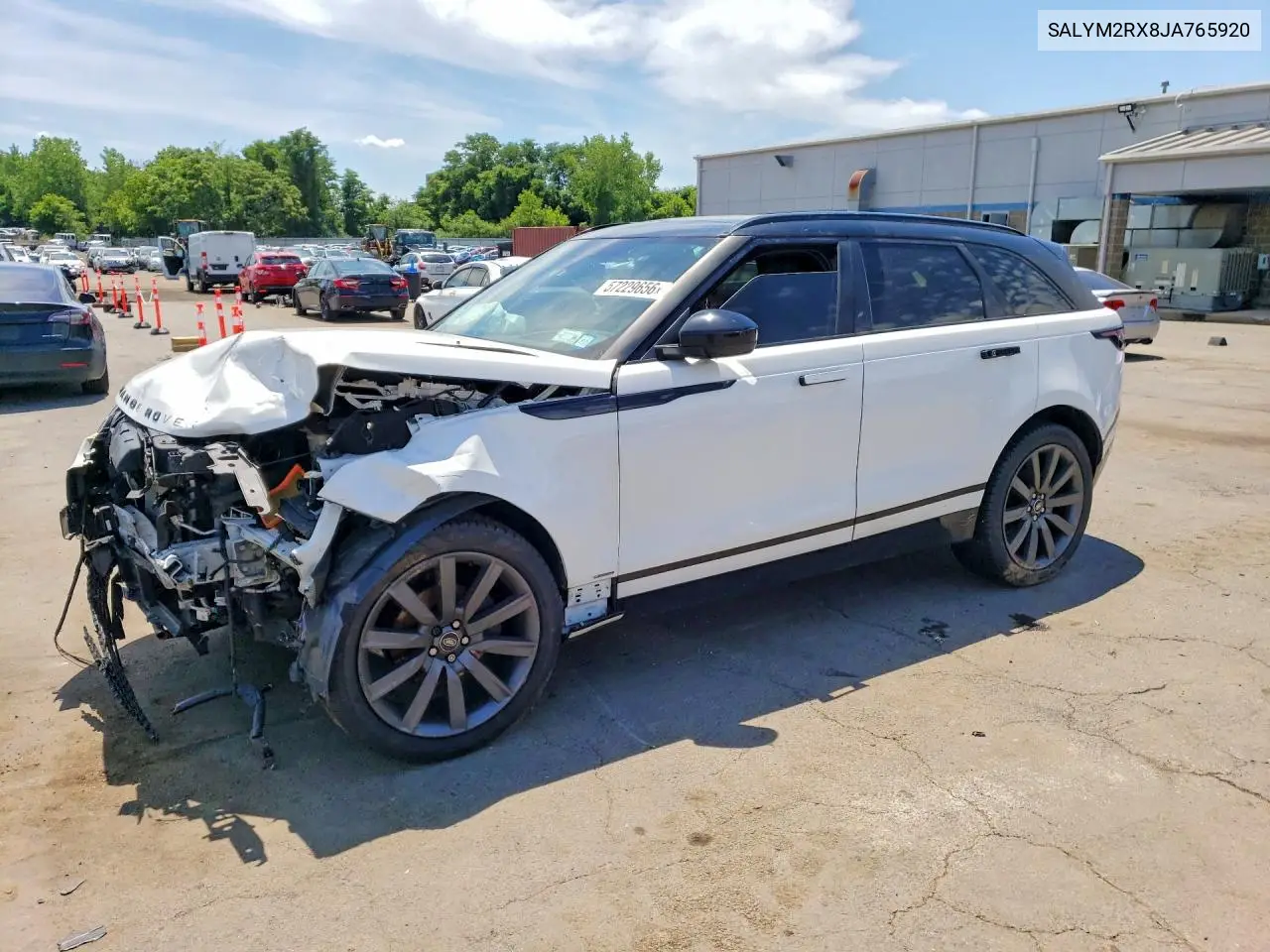 2018 Land Rover Range Rover Velar R-Dynamic Hse VIN: SALYM2RX8JA765920 Lot: 57229656