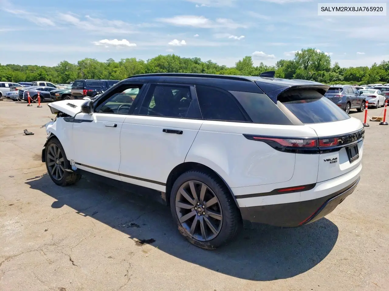 2018 Land Rover Range Rover Velar R-Dynamic Hse VIN: SALYM2RX8JA765920 Lot: 57229656