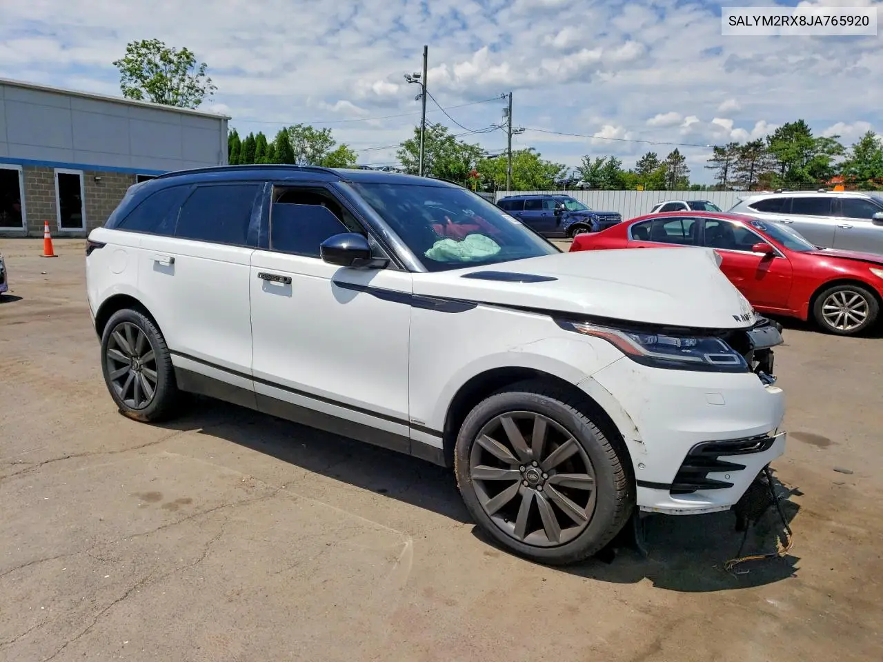 2018 Land Rover Range Rover Velar R-Dynamic Hse VIN: SALYM2RX8JA765920 Lot: 57229656