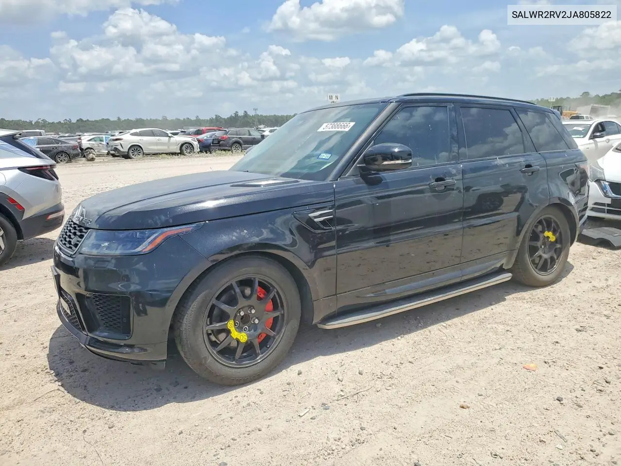 2018 Land Rover Range Rover Sport Hse VIN: SALWR2RV2JA805822 Lot: 57388666