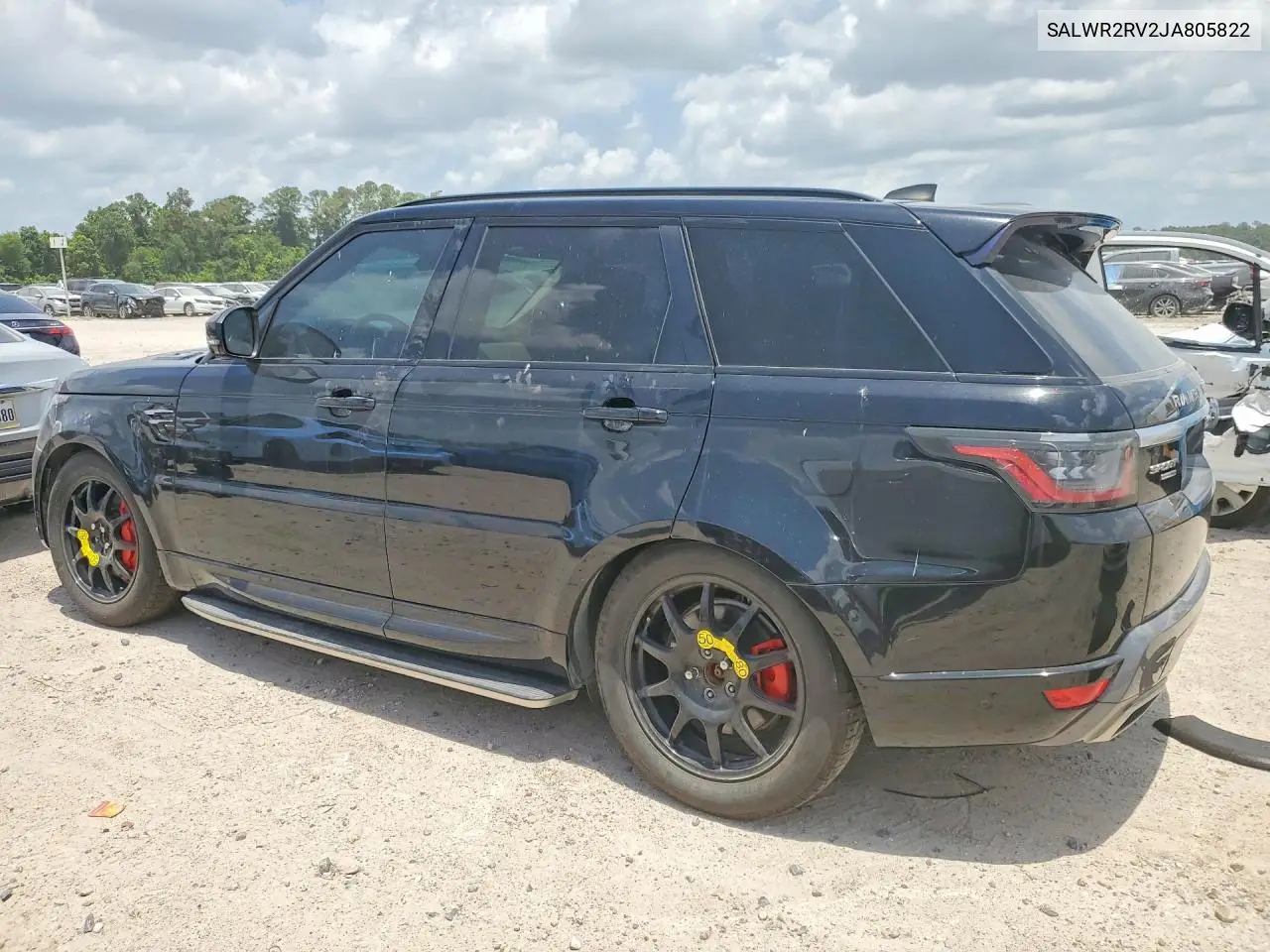 2018 Land Rover Range Rover Sport Hse VIN: SALWR2RV2JA805822 Lot: 57388666