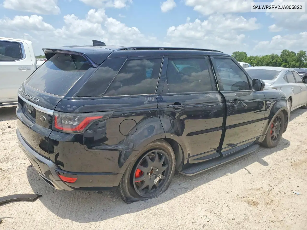 2018 Land Rover Range Rover Sport Hse VIN: SALWR2RV2JA805822 Lot: 57388666
