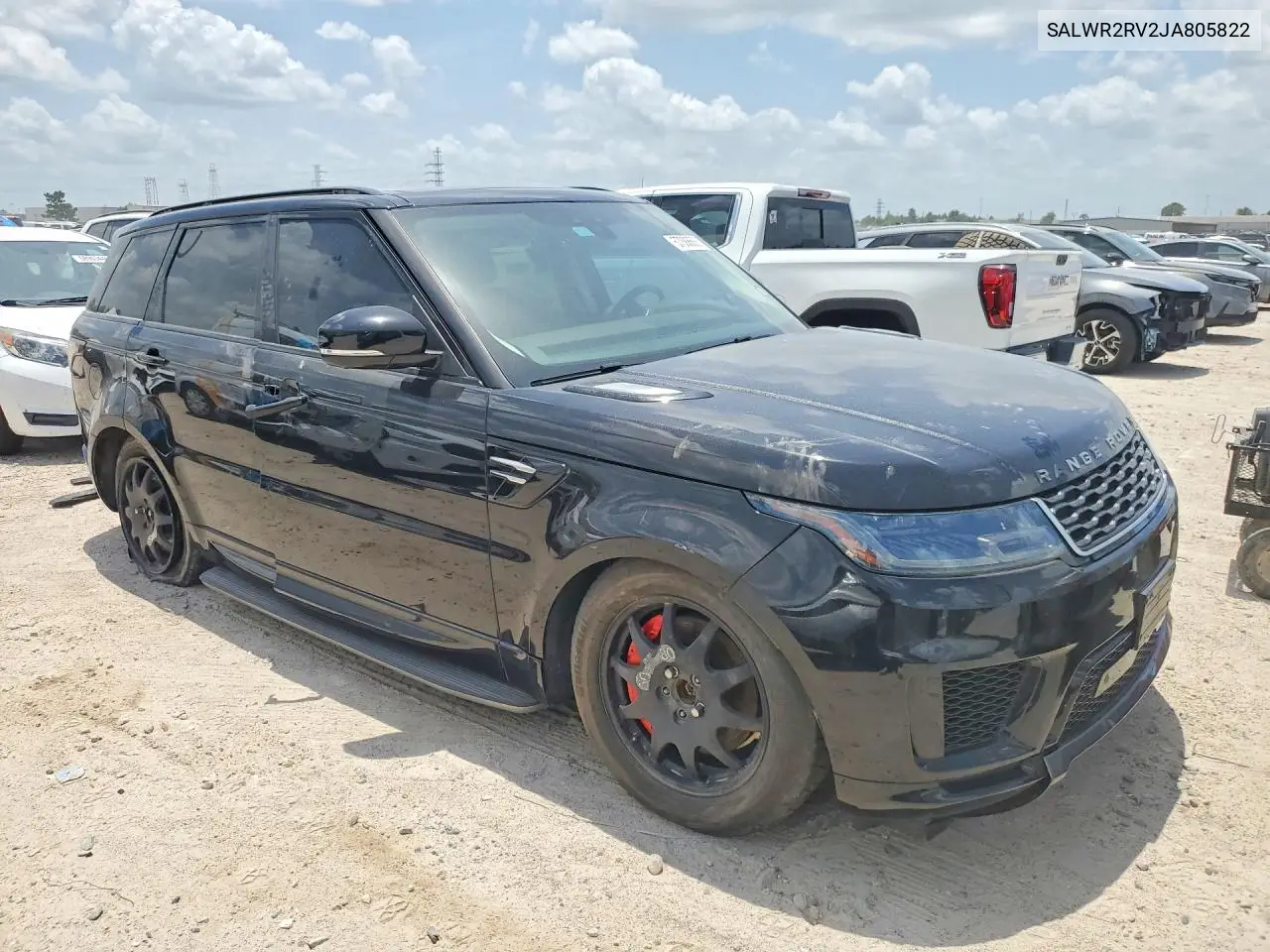 2018 Land Rover Range Rover Sport Hse VIN: SALWR2RV2JA805822 Lot: 57388666