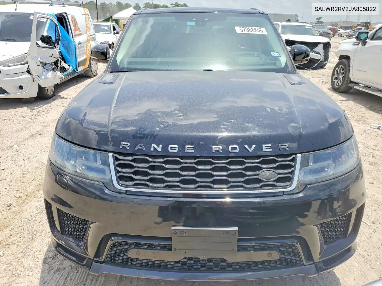 2018 Land Rover Range Rover Sport Hse VIN: SALWR2RV2JA805822 Lot: 57388666