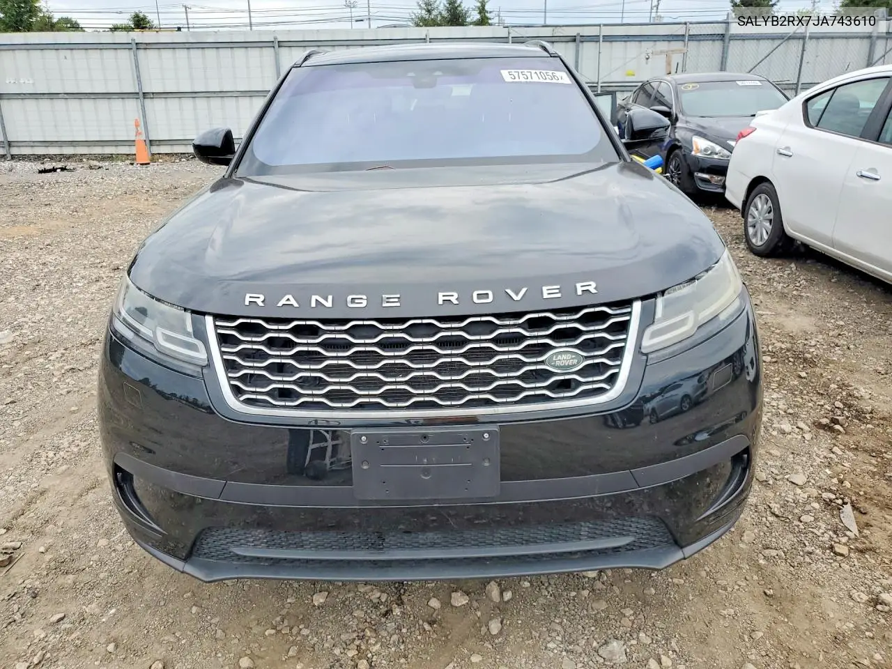 2018 Land Rover Range Rover Velar S VIN: SALYB2RX7JA743610 Lot: 57571056