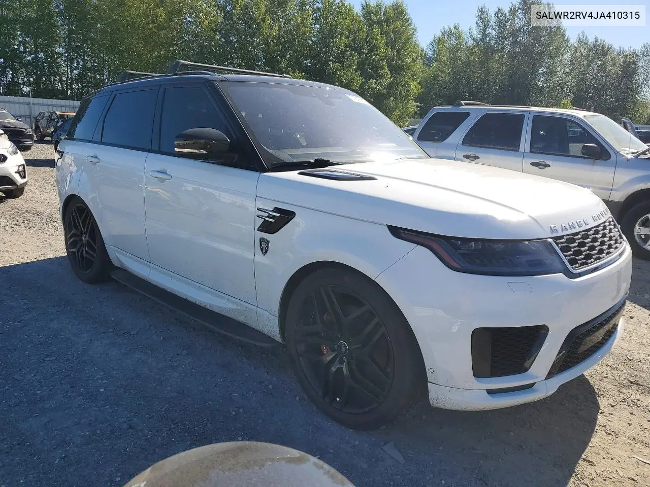 2018 Land Rover Range Rover Sport Hse VIN: SALWR2RV4JA410315 Lot: 57805916