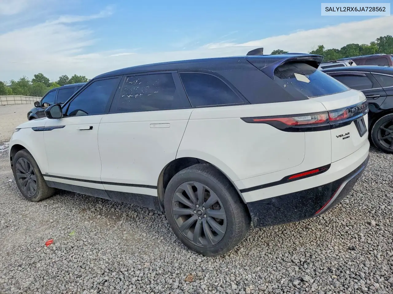 2018 Land Rover Range Rover Velar R-Dynamic Se VIN: SALYL2RX6JA728562 Lot: 58025386