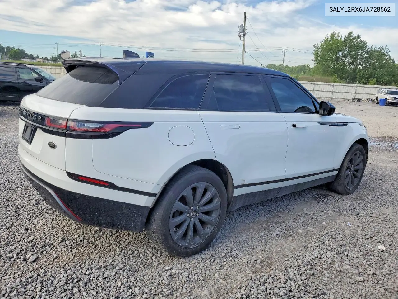 2018 Land Rover Range Rover Velar R-Dynamic Se VIN: SALYL2RX6JA728562 Lot: 58025386
