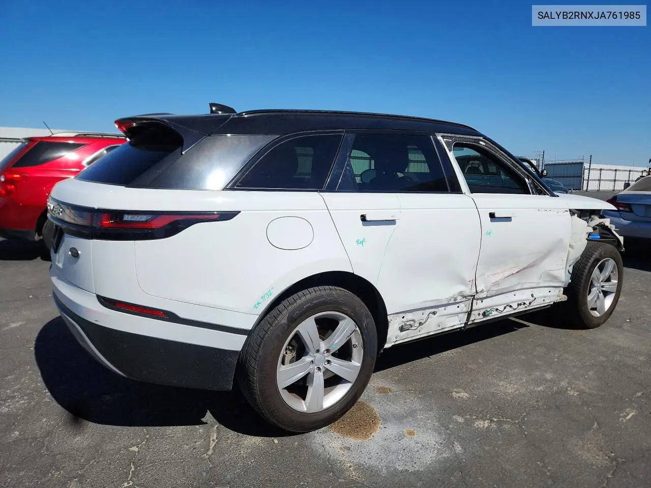 2018 Land Rover Range Rover Velar S VIN: SALYB2RNXJA761985 Lot: 58139796
