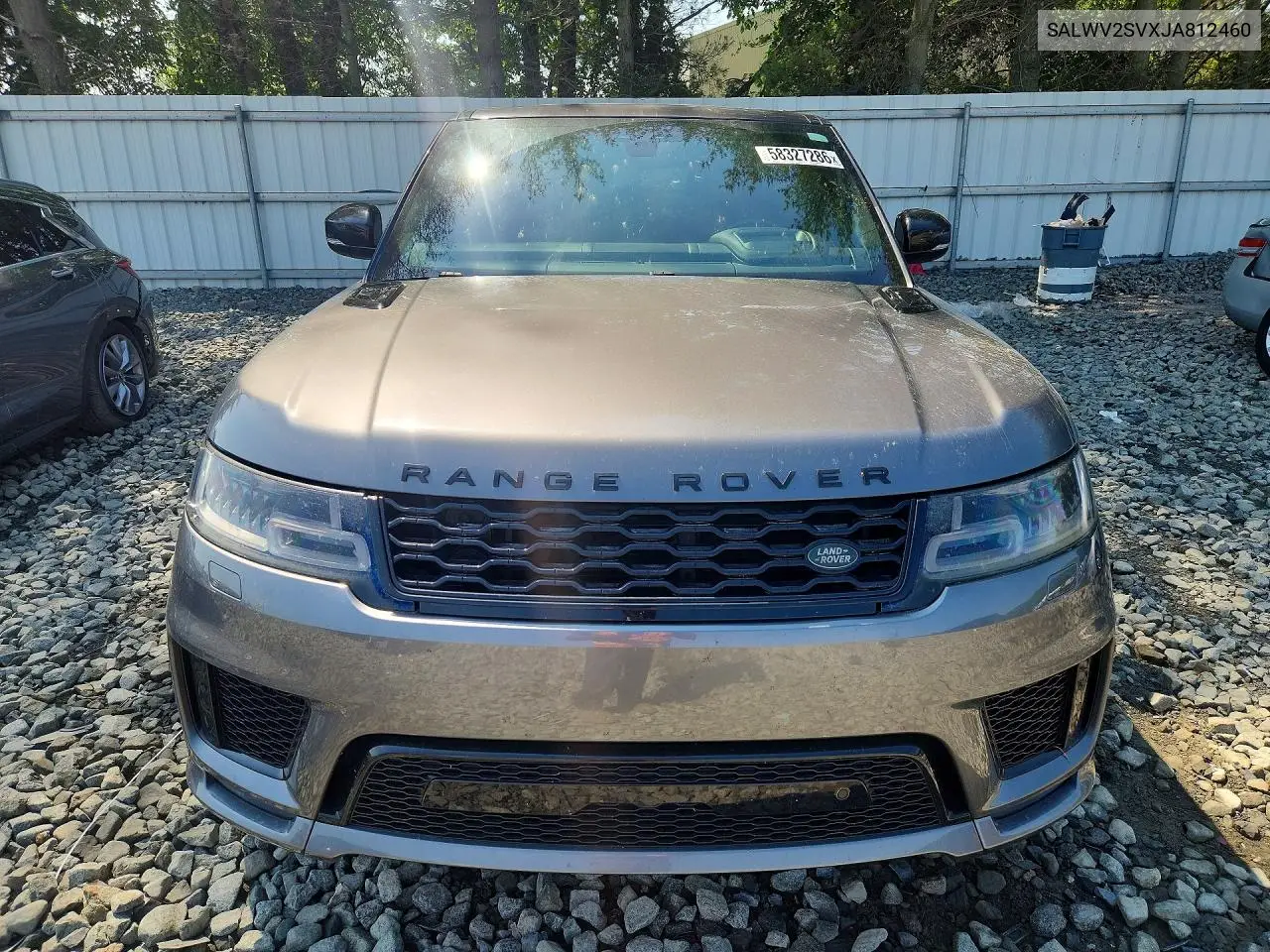 2018 Land Rover Range Rover Sport Hse Dynamic VIN: SALWV2SVXJA812460 Lot: 58327286