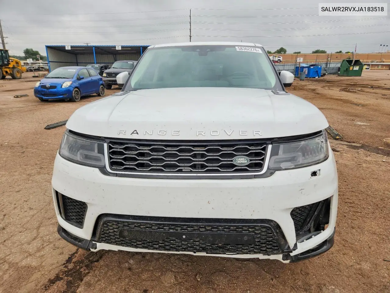 2018 Land Rover Range Rover Sport Hse VIN: SALWR2RVXJA183518 Lot: 58362276