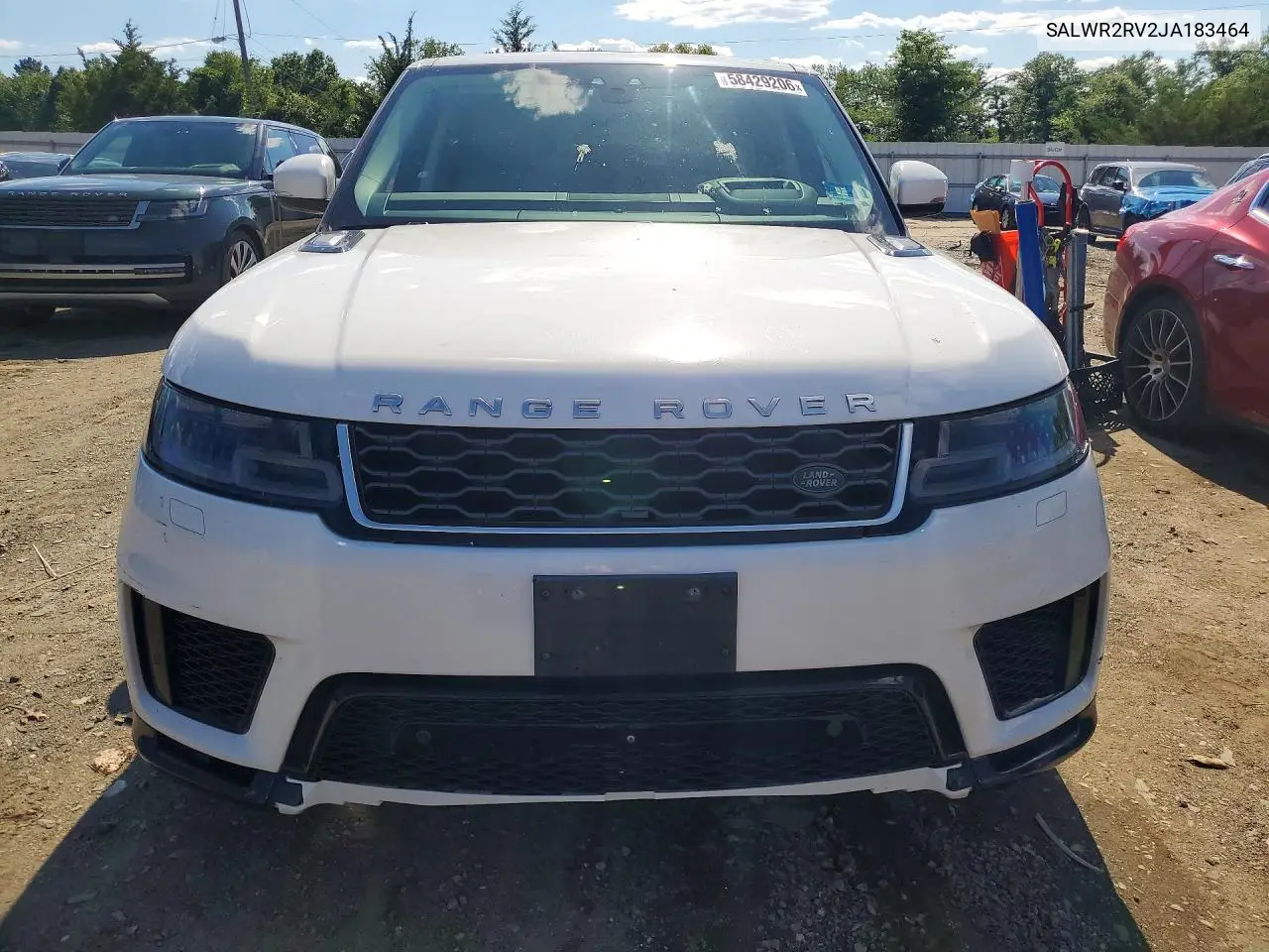 2018 Land Rover Range Rover Sport Hse VIN: SALWR2RV2JA183464 Lot: 58429206