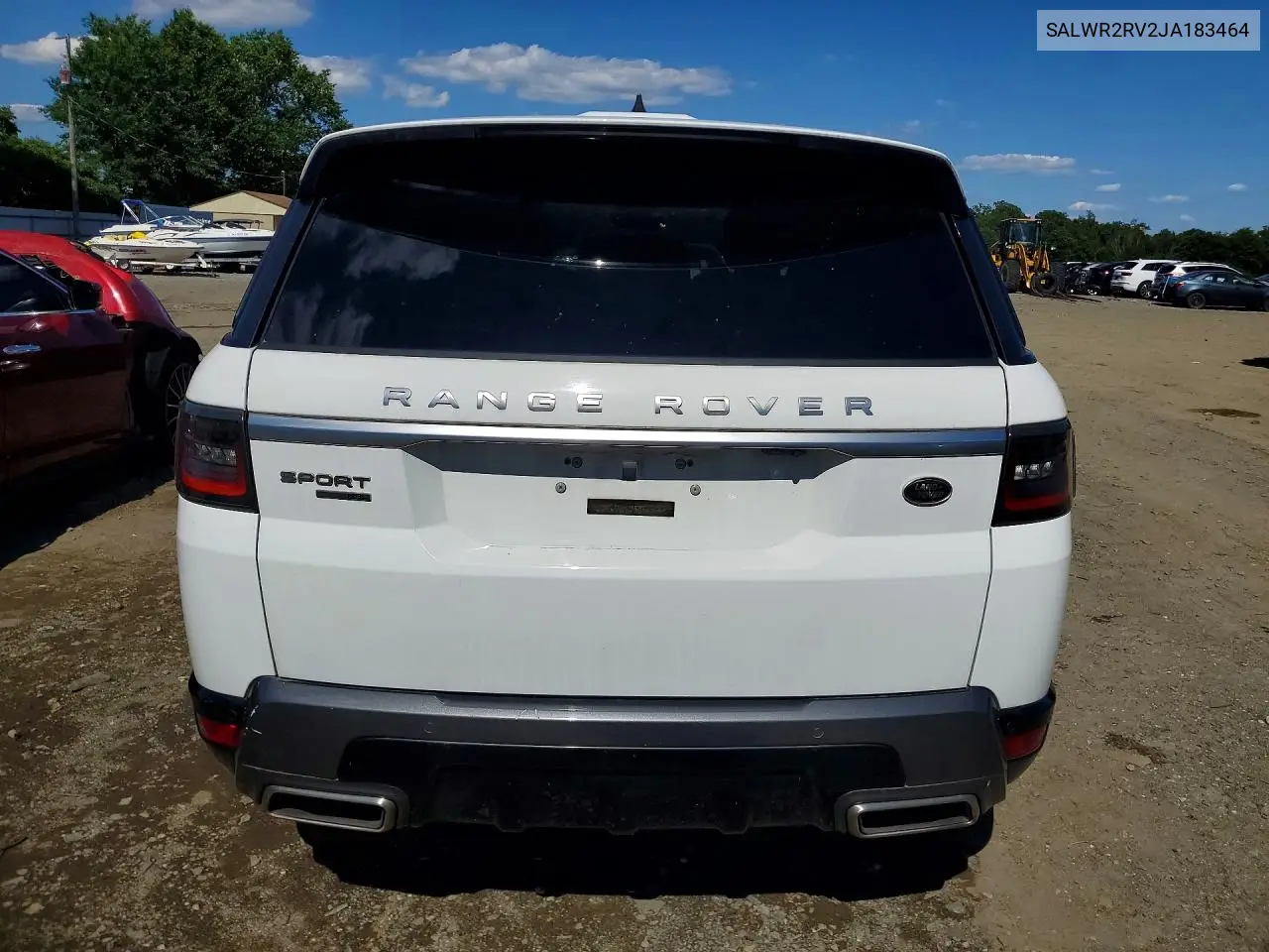 2018 Land Rover Range Rover Sport Hse VIN: SALWR2RV2JA183464 Lot: 58429206