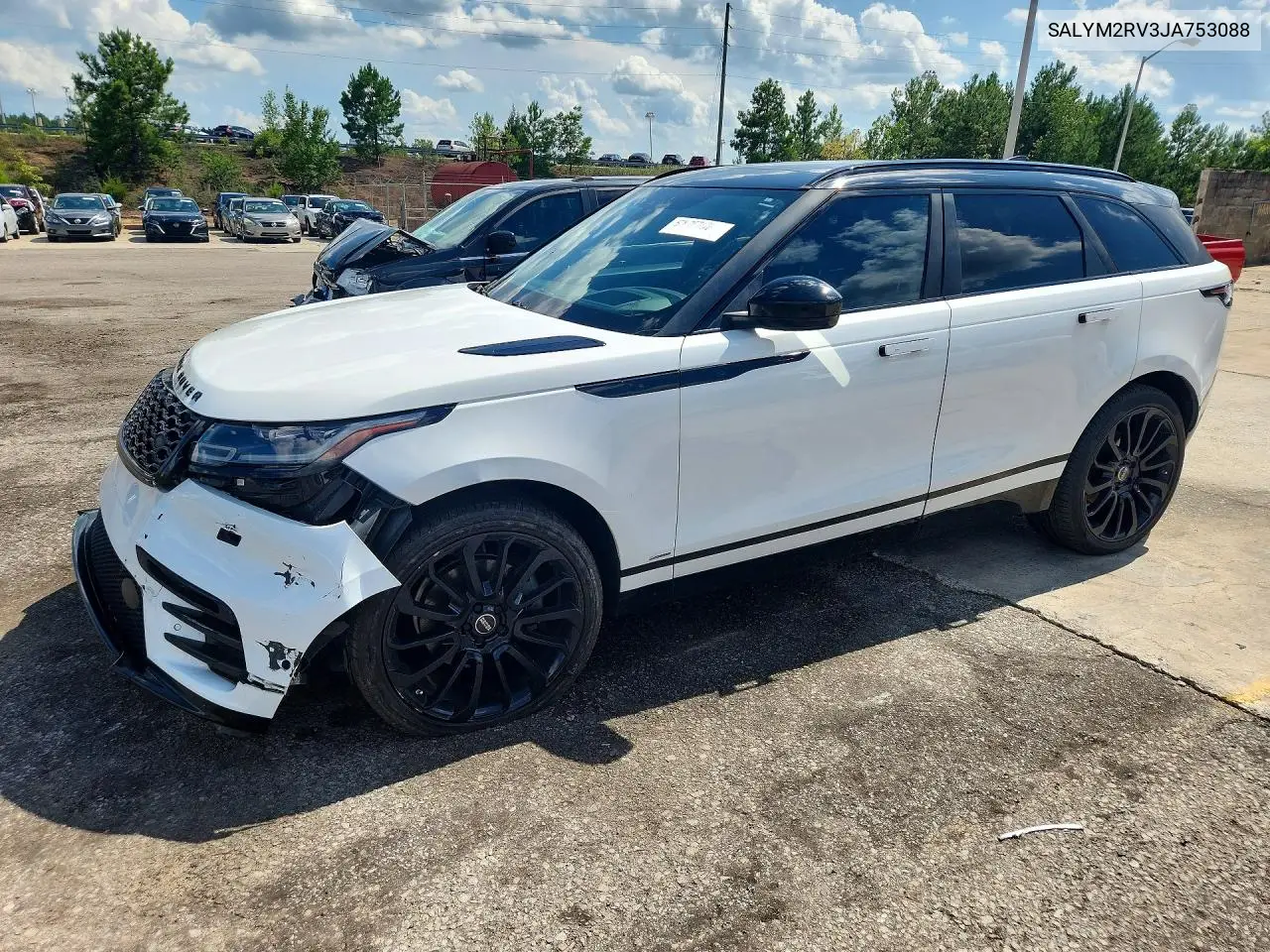 2018 Land Rover Range Rover Velar R-Dynamic Hse VIN: SALYM2RV3JA753088 Lot: 58797126