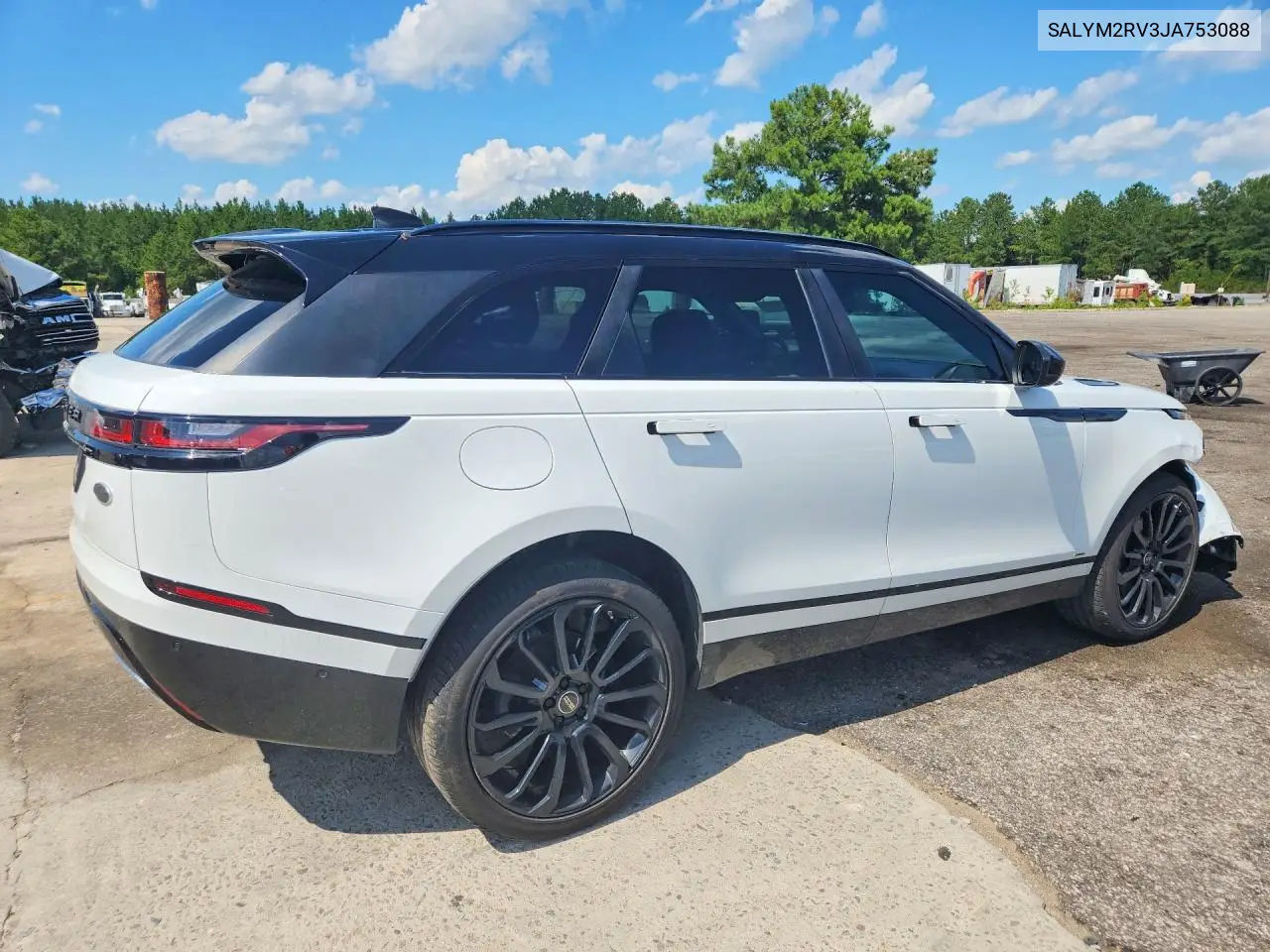 2018 Land Rover Range Rover Velar R-Dynamic Hse VIN: SALYM2RV3JA753088 Lot: 58797126