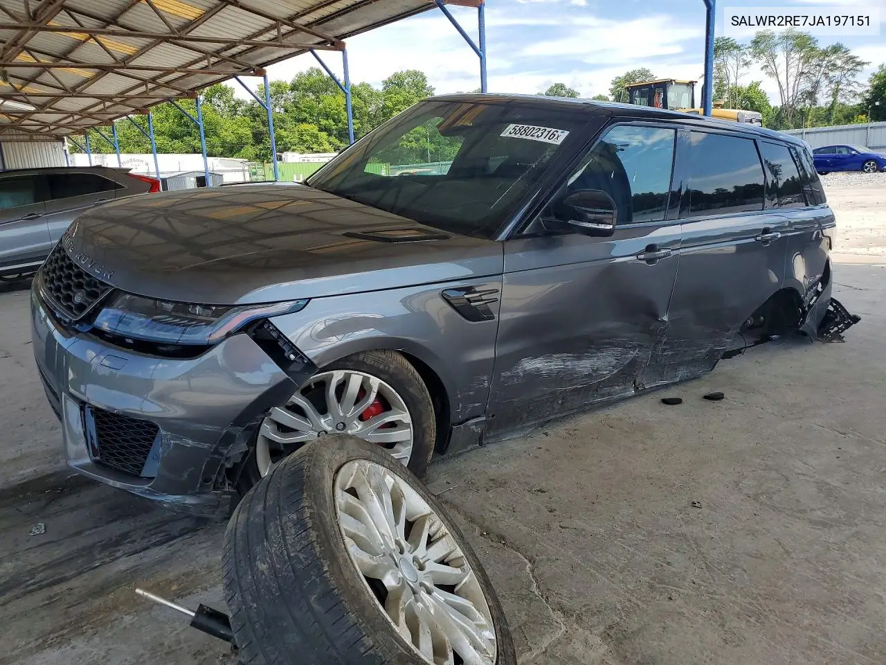 2018 Land Rover Range Rover Sport Supercharged Dynamic VIN: SALWR2RE7JA197151 Lot: 58802316
