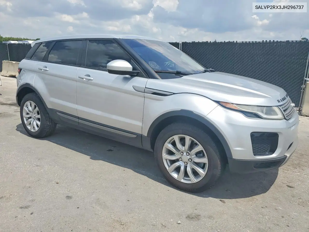 2018 Land Rover Range Rover Evoque Se VIN: SALVP2RX3JH296737 Lot: 59080096