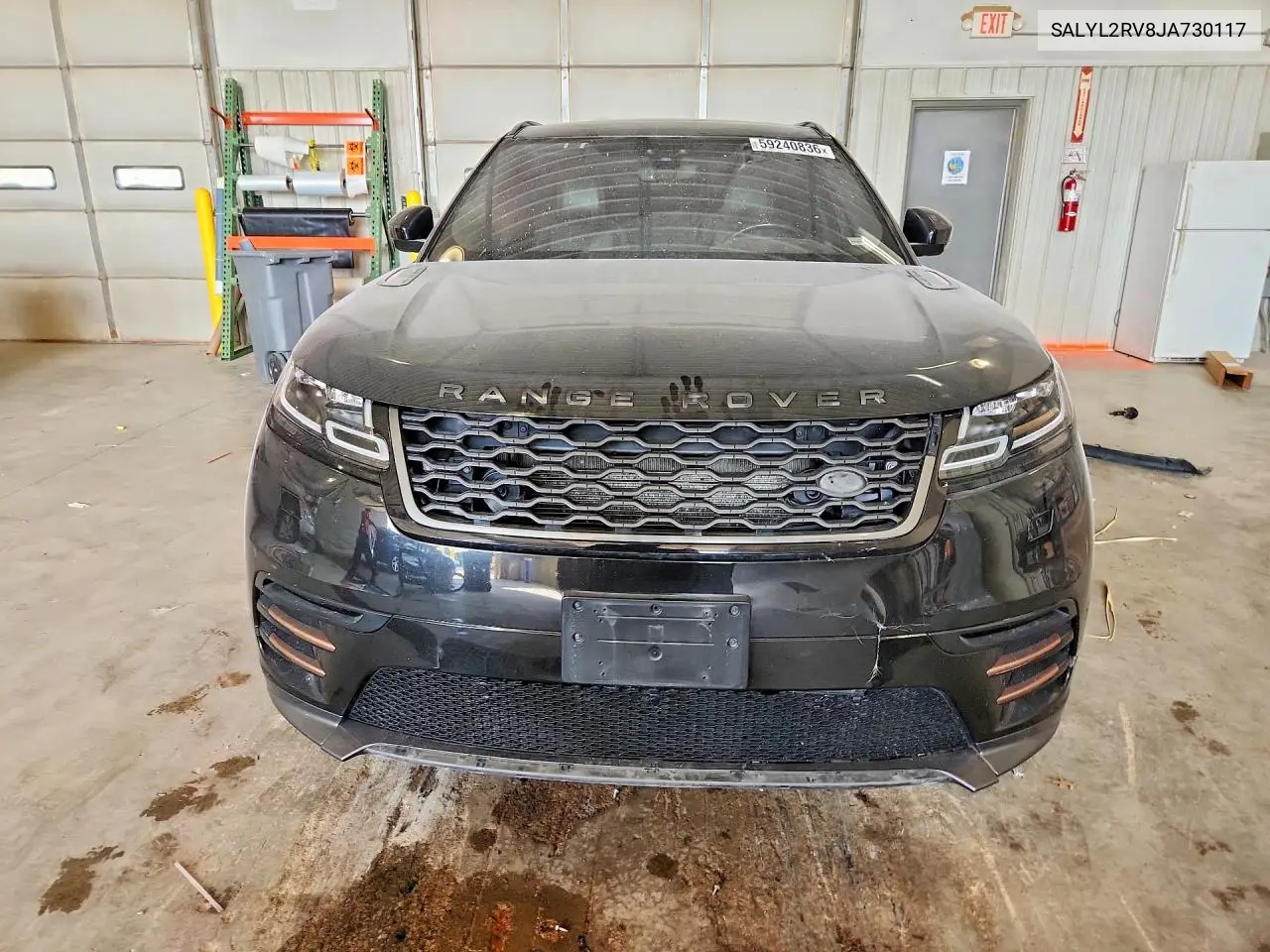 2018 Land Rover Range Rover Velar R-Dynamic Se VIN: SALYL2RV8JA730117 Lot: 59240836