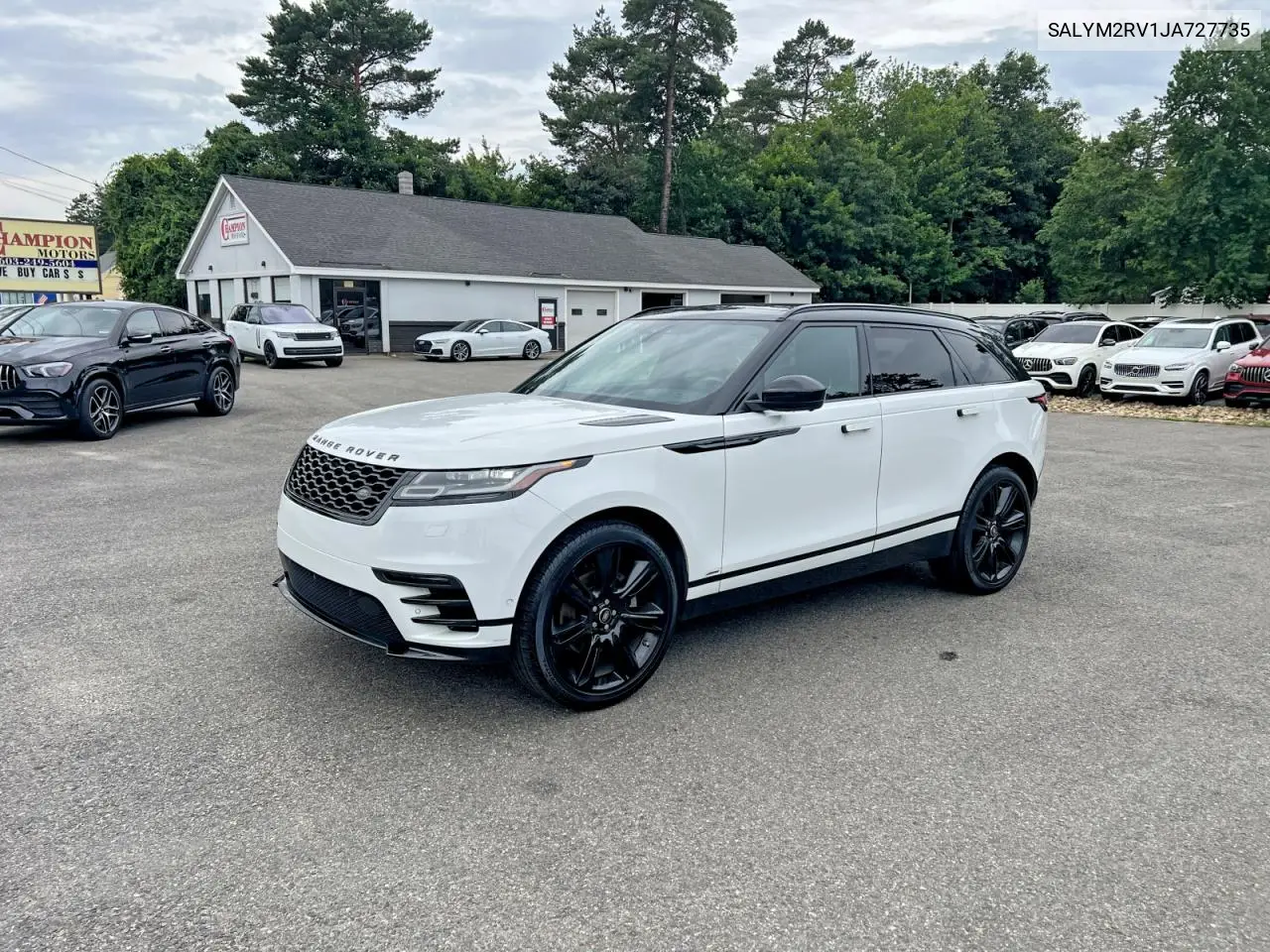 2018 Land Rover Range Rover Velar R-Dynamic Hse VIN: SALYM2RV1JA727735 Lot: 59404446