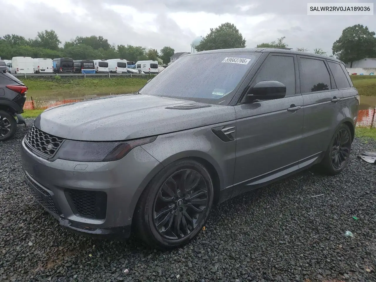 2018 Land Rover Range Rover Sport Hse VIN: SALWR2RV0JA189036 Lot: 59663766