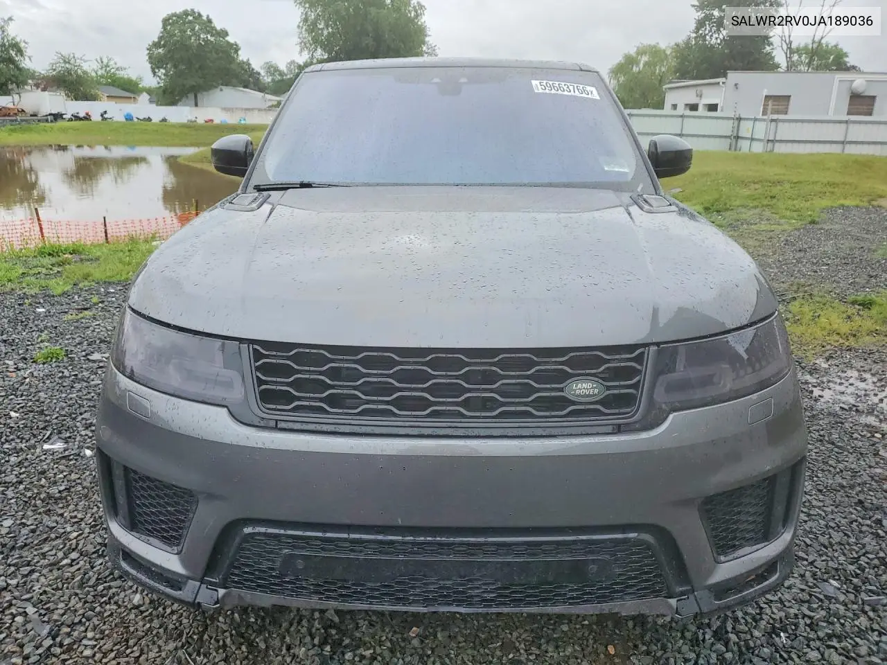 2018 Land Rover Range Rover Sport Hse VIN: SALWR2RV0JA189036 Lot: 59663766