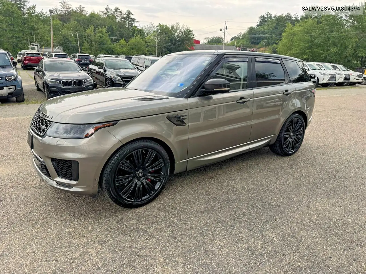 2018 Land Rover Range Rover Sport Hse Dynamic VIN: SALWV2SV5JA804394 Lot: 59714666