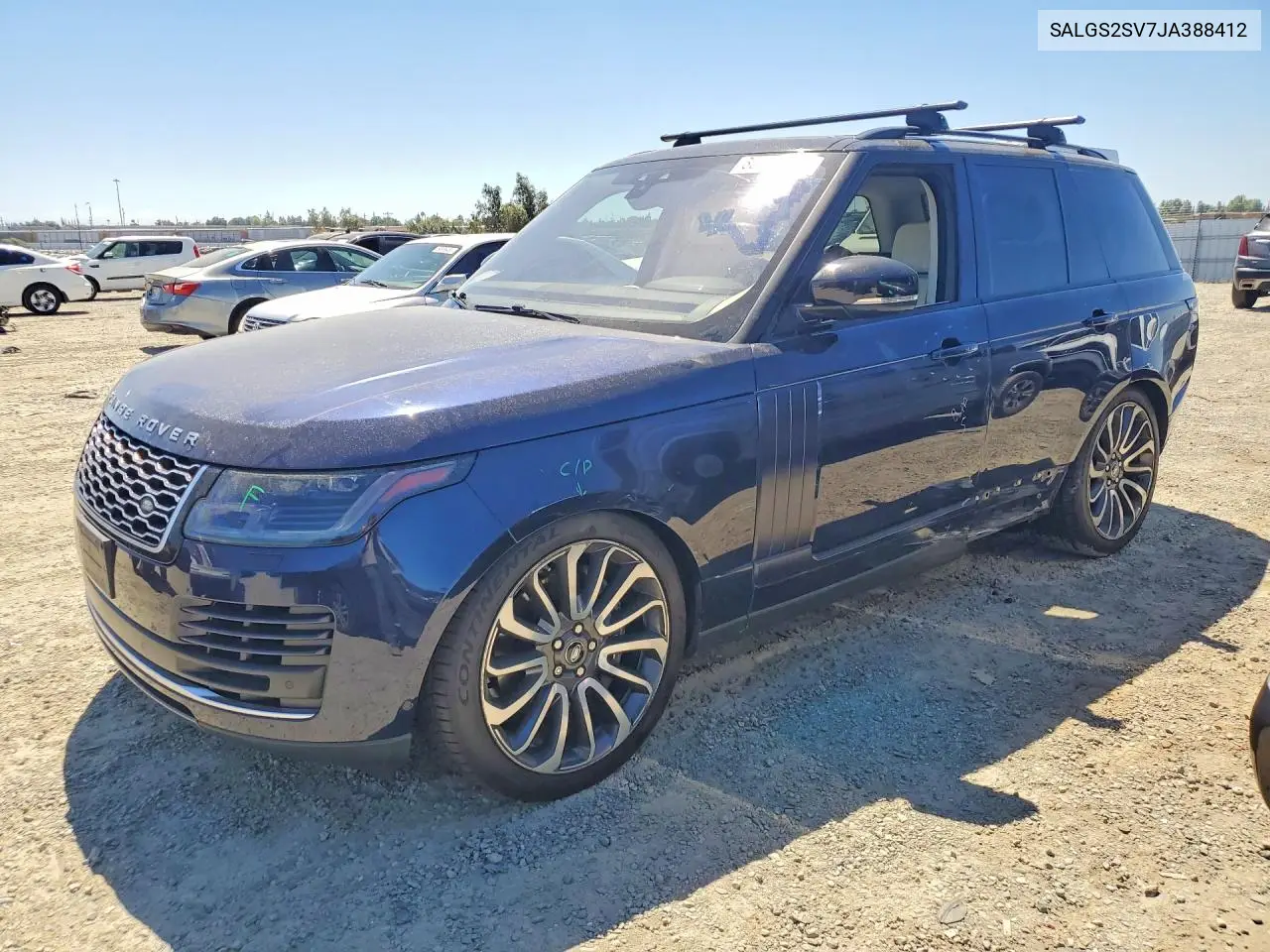 2018 Land Rover Range Rover Hse VIN: SALGS2SV7JA388412 Lot: 60086856