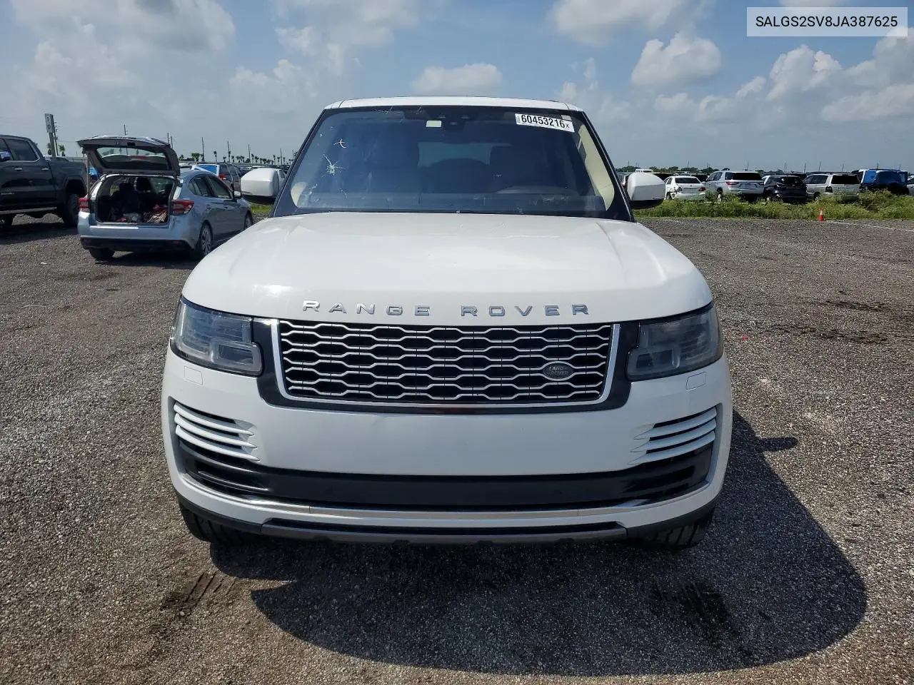 2018 Land Rover Range Rover Hse VIN: SALGS2SV8JA387625 Lot: 60453216