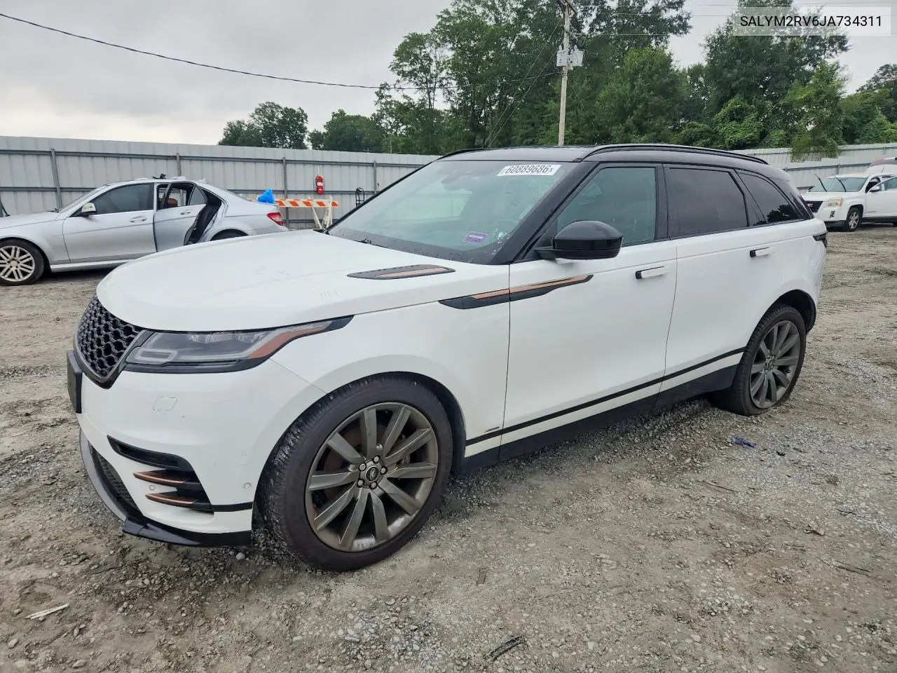 2018 Land Rover Range Rover Velar R-Dynamic Hse VIN: SALYM2RV6JA734311 Lot: 60889686