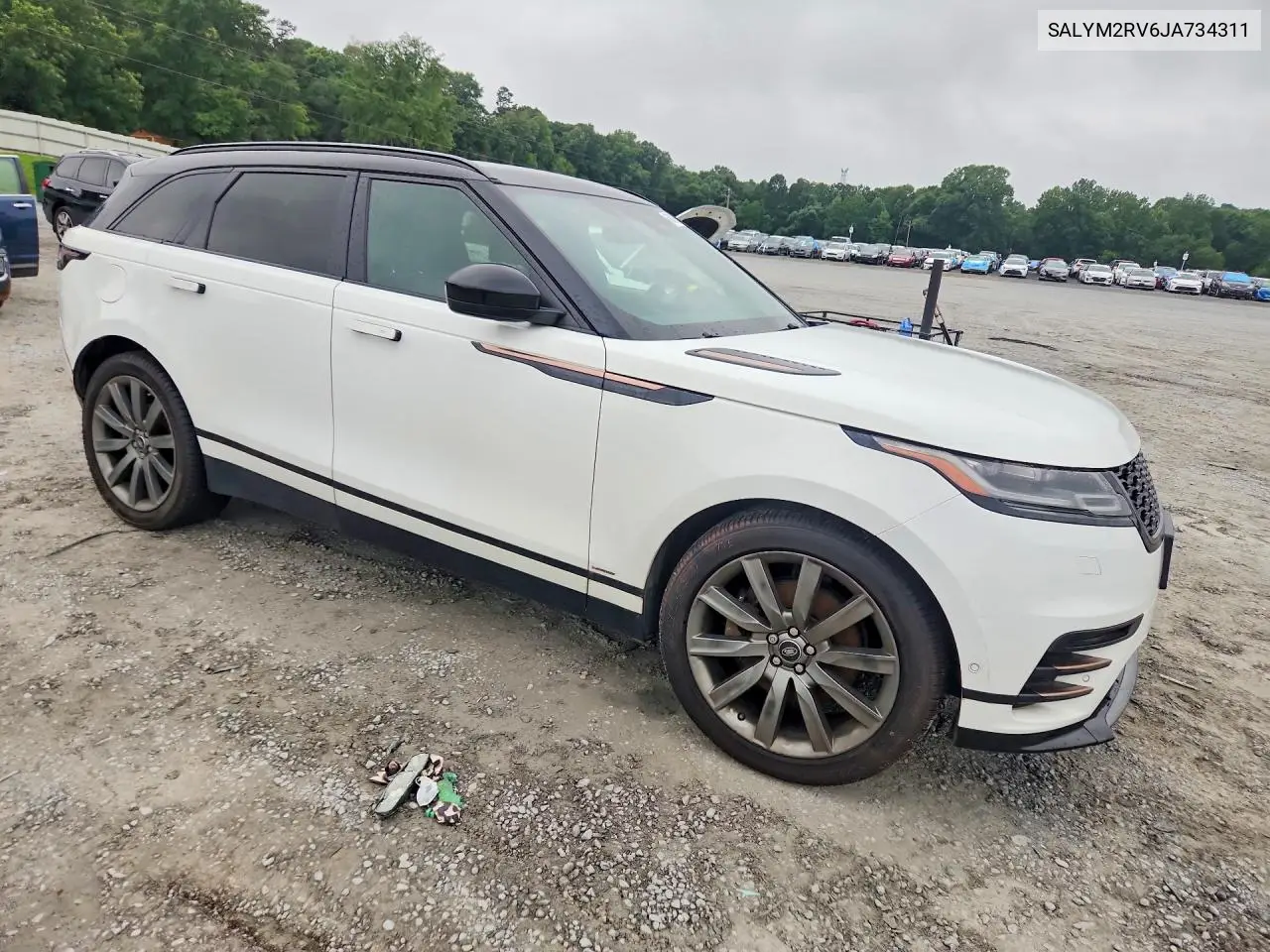 2018 Land Rover Range Rover Velar R-Dynamic Hse VIN: SALYM2RV6JA734311 Lot: 60889686